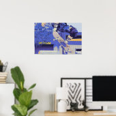 Luchttijd - Skateboarder Poster (Thuiskantoor)