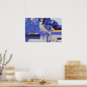 Luchttijd - Skateboarder Poster (Keuken)