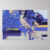 Luchttijd - Skateboarder Poster (Voorkant)