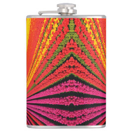 Luchttulpenvelden bij Peak Bloom Heupfles