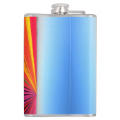 Luchttulpenvelden bij Peak Bloom Heupfles (Achterkant)