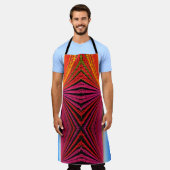 Luchttulpenvelden bij Peak Bloom Schort (Gedragen)