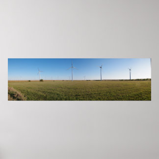 Luchtturbines Poster