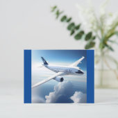 Luchtvaart Briefkaart (Staand voorkant)