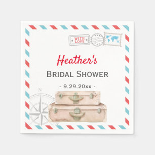 Luchtvaart Bruiloft Bridal Shower Tafel Decoratie  Servet