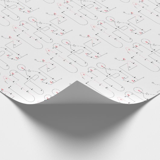 Luchtvaart Cadeaupapier (Hoek)