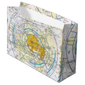 Luchtvaart Chart Groot Cadeauzakje (Voorkant Gekanteld)
