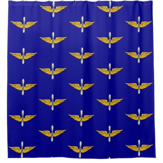 Luchtvaart Douchegordijn (Voorkant)