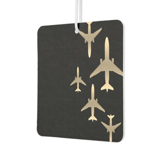 Luchtvaart Gouden Vliegtuigen Luchtverfrisser (Links)