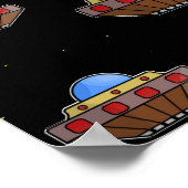 luchtvaart in de ruimte poster (Hoek)