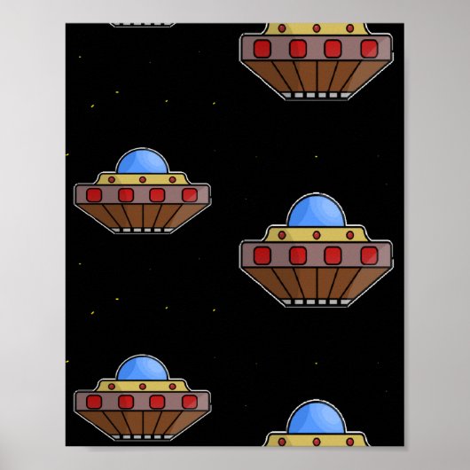 luchtvaart in de ruimte poster (Voorkant)