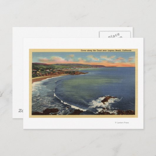 Luchtvaart langs de kust briefkaart (Voorkant / Achterkant)