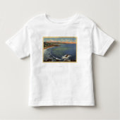 Luchtvaart langs de kust kinder shirts (Voorkant)