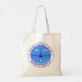 Luchtvaart, Luchthaven, Pilot, Traveler Charming Tote Bag (Achterkant)