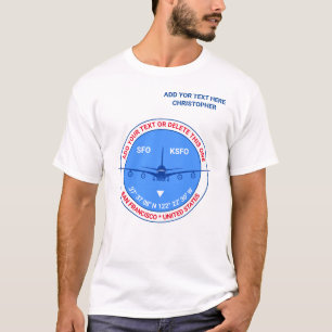 Luchtvaart, Luchthaven, Pilot, Traveler Tourist Ch T-shirt