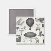 Luchtvaart - Luchtvaartmachines Magneet (Voorkant / Achterkant)