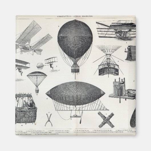 Luchtvaart - Luchtvaartmachines Magneet (Voorkant)