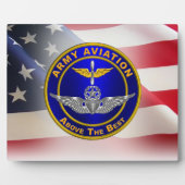 Luchtvaart Master Wings Army Veteraan  Fotoplaat (Voorkant)