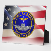 Luchtvaart Master Wings Army Veteraan  Fotoplaat (Zijkant)