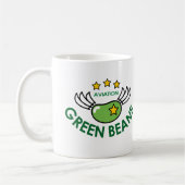 LUCHTVAART MET GROEN BEANEN KOFFIEMOK (Links)