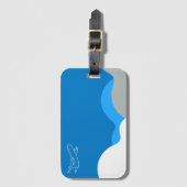 Luchtvaart of Luchtvaartmaatschappij Bagagelabel (Voorkant (verticaal))