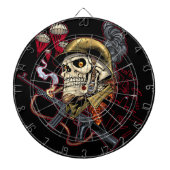 Luchtvaart- of marineparatrooper schedel met Helme Dartbord (Voorkant)