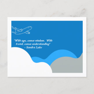 Luchtvaart of Reiswijsheid Briefkaart