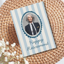 Luchtvaart Piloot Pensioen Foto Blauw Ivoor Strepe
