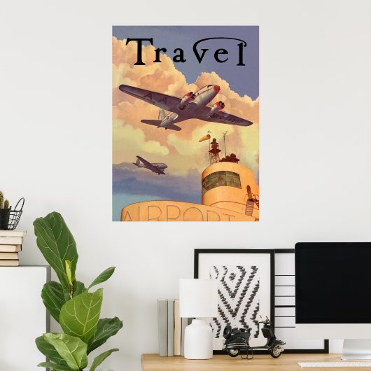 Luchtvaart Poster (Thuiskantoor)