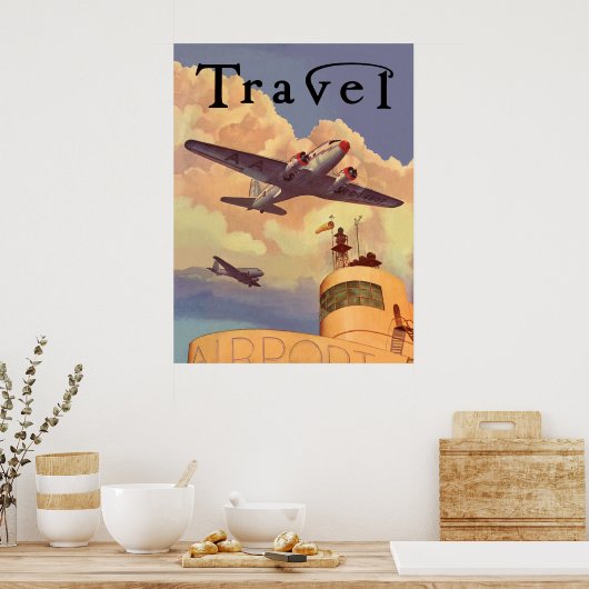 Luchtvaart Poster (Keuken)