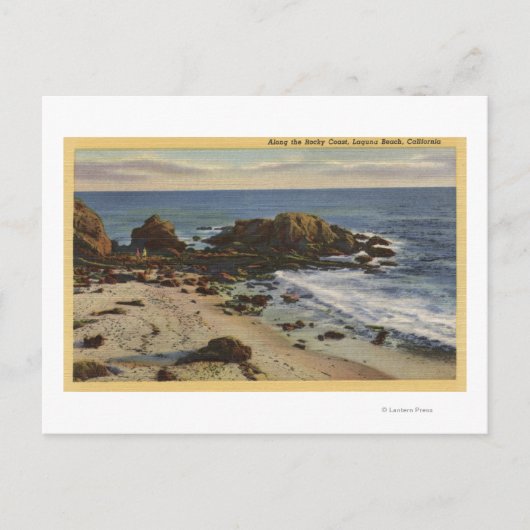 Luchtvaart rond de Rocky Coast Briefkaart (Voorkant)