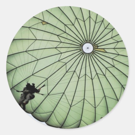 Luchtvaart Ronde Sticker (Voorkant)