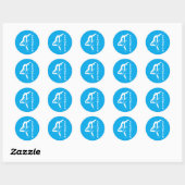 Luchtvaart Ronde Sticker (Vel)