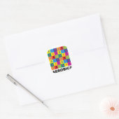 Luchtvaart Ronde Sticker (Envelop)