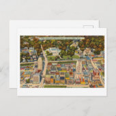 Luchtvaart Uitzicht van Battle Creek, Michigan,  Briefkaart (Voorkant / Achterkant)