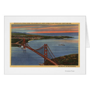 Luchtvaart van Golden Gate Bridge & Bay Area