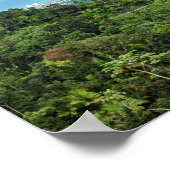 Luchtvaart van het kustgebied puerto-rico te el yu poster (Hoek)