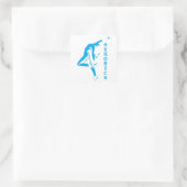 Luchtvaart Vierkante Sticker (Tas)