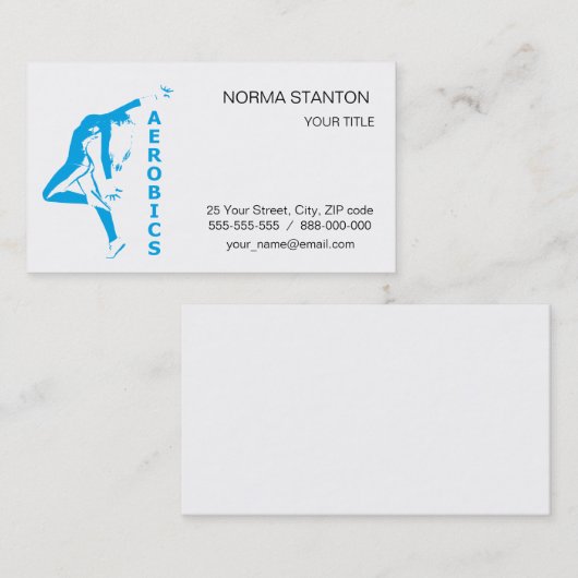 Luchtvaart Visitekaartje (Voorkant / Achterkant)