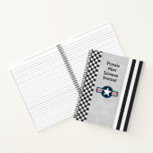 Luchtvaart Vliegtuig Private Pilot Blank of Lined Notitieboek (Binnen)