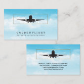 Luchtvaart | Wolken en lucht Visitekaartje (Voorkant / Achterkant)