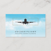 Luchtvaart | Wolken en lucht Visitekaartje (Voorkant)