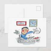 luchtvaartadviseur briefkaart (Voorkant / Achterkant)