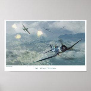Luchtvaartart Poster "F4U Corsair"