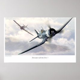 Luchtvaartart Poster "F4U Corsair"