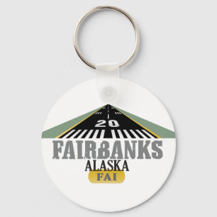 Luchtvaartbanken Alaska - Luchthavenbaan Sleutelhanger