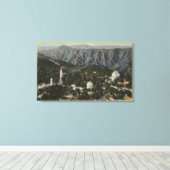 Luchtvaartcentrum — Uitzicht van het waarnemingsce Canvas Afdruk (Insitu (Houten vloer))