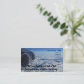 Luchtvaartdicht voor vliegtuigbemanningen visitekaartje (Staand voorkant)