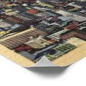 Luchtvaartdienst van het gehele centrum poster (Hoek)