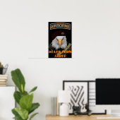 Luchtvaarteenheden vettige arcering poster (Thuiskantoor)